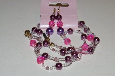 +MBAHB #0025-0069  "Pink,Purple & Clear"