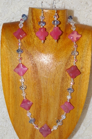 +MBAHB #0025-0129  "Pink,Blue & Clear"