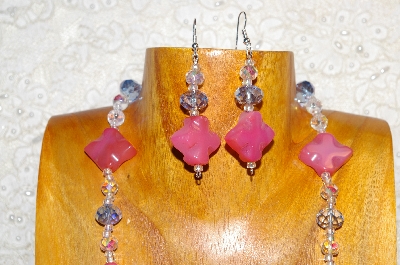 +MBAHB #0025-0129  "Pink,Blue & Clear"