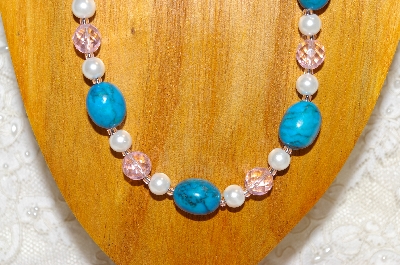 +MBAHB #0025-0098  "Blue,Pink & White"