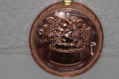 +MBA #524-0014  "Copper Fruit Basket Mold"