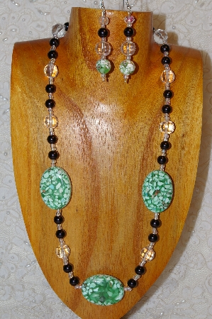 +MBAHB #G001-0022  "Green,Clear & Black"