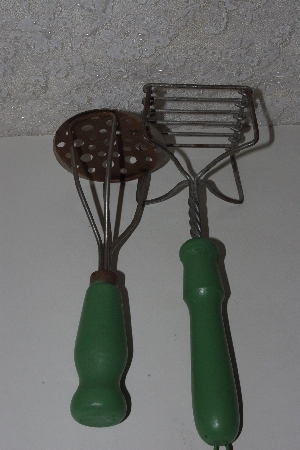 +MBAMG #S99-0102  "Set Of 2 Vintage Potato Mashers"