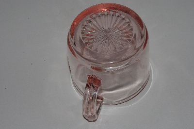 +MBAMG #108-0001  "Vintage Pink Glass Creamer"