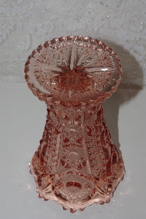 +MBAMG #108-0034  "Fancy Pink Glass Vase"