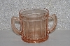 +MBAMG #108-0135  "Vintage Pink Glass Spoon Holder"