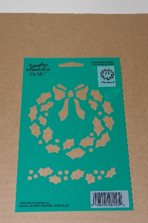 +MBAMG #009B-0123 "Plaid 1995 #28153 Holly Wreath"