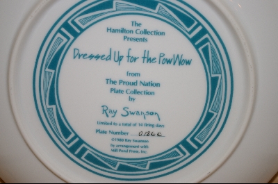 +MBA #5-154   "1988 " Dressed Up For The PowWow" By Artist Ray Swanson