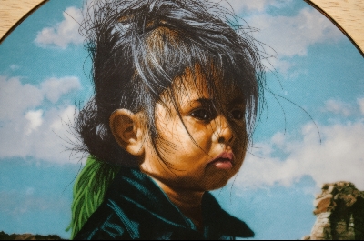 +MBA #5-112   "1988  "Navajo Little One" By Artist Ray Swanson