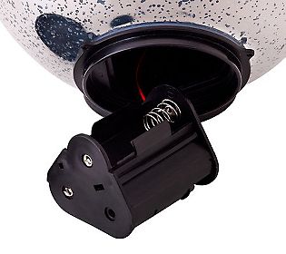 +Set Of 3 Indoor/Outdoor Mercury Glass Spheres "Green"