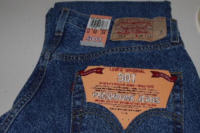 MBACF #598-0063 "Men's 501 Pre-Shrunk Button Fly Jeans"