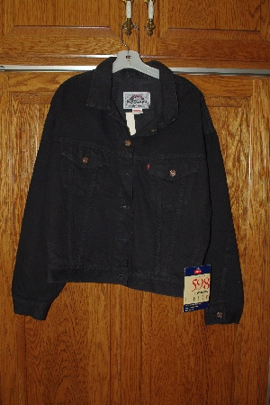 +MBACF #598-033   "Levi 1991 Womens 598 Black Denim Jacket"