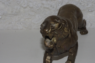 +MBACF #999-0051   "1980's Solid Brass Tiger"