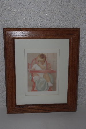 +MBACF #999-0077  "Set Of 2 Bessie Peage Framed Baby Prints"