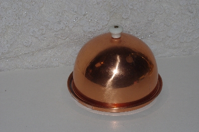 +MBAAF #0013-0054  "Older Copper Cheese Holder"