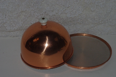 +MBAAF #0013-0054  "Older Copper Cheese Holder"