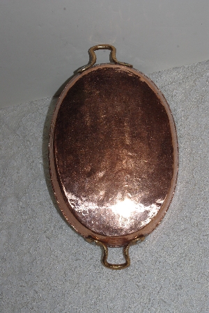 +MBAAF #0013-0026  "Older Oval Copper Fry Pan"