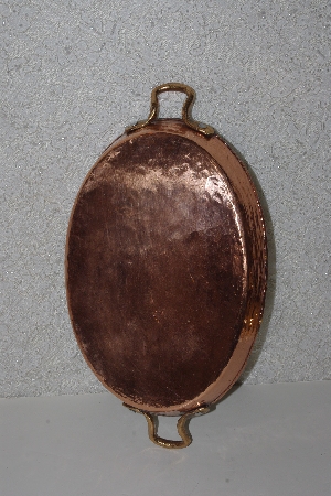 +MBAAF #0013-0026  "Older Oval Copper Fry Pan"