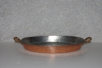 +MBAAF #0013-0026  "Older Oval Copper Fry Pan"