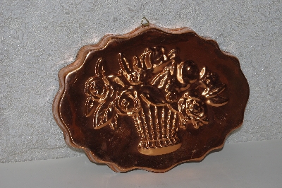 +MBAAF #0013-0046  "Large Older Rose's In Basket Mold"