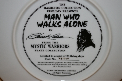 +MBA #5-166  "1992 "Man Who Walks Alone" by Artist Chuck Ren