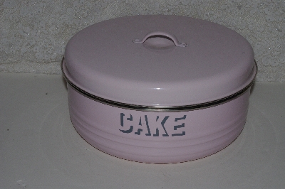 "SOLD" MBAAF #0013-0110  "Typhoon Vintage Kitchen Pink Cake Canister"