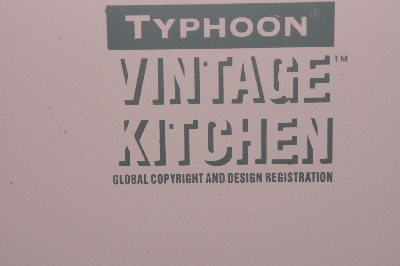 "SOLD" MBAAF #0013-0110  "Typhoon Vintage Kitchen Pink Cake Canister"