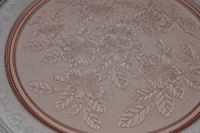 +MBAAF #0013-0081  "Large Vintage MacBeth Evans Dogwood Pattern Serving Platter"