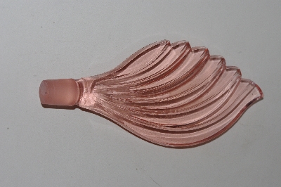 +MBAAF #0013-0093  "Vintage Fancy Pink Glass Perfume Bottle"