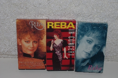MBACF #VHS-0062  "Set Of 3 Reba VHS Tapes"