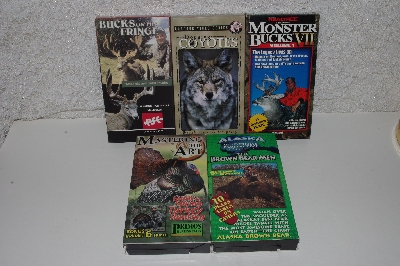 MBACF #VHS-0140  "Set Of 5 VHS Hunting Tapes"