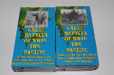 MBACF #VHS-217  "1997 Great Battles Of WWII The Pacific VHS Set"