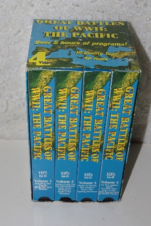 MBACF #VHS-217  "1997 Great Battles Of WWII The Pacific VHS Set"