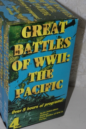 MBACF #VHS-217  "1997 Great Battles Of WWII The Pacific VHS Set"