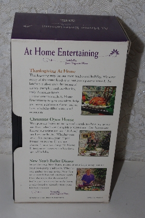 MBACF #VHS-0076  "1994 Virginia Olson Set Of 3 At Home Entertaining VHS Video Set"
