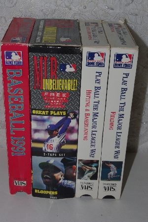 MBACF #VHS-0069  "Set Of 6 VHS Baseball Videos"