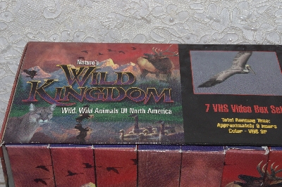 MBACF #VHS-0161  "Nature's Wild Kingdom Wild, Wild Animals Of North America Set Of 7 VHS Videos"