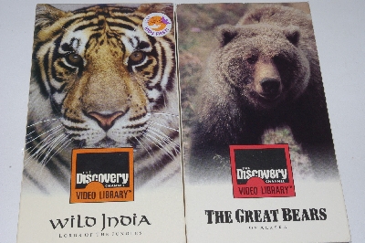 MBACF #VHS-0187  "Set Of 5 VHS Animal Videos"