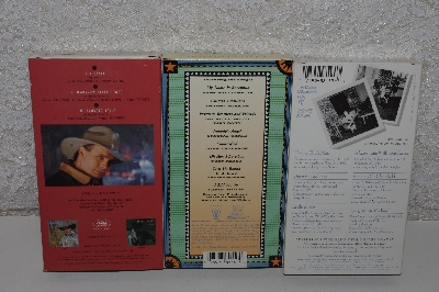 MBACF #VHS2-0041  " Set Of 3 VHS Country Music Videos"