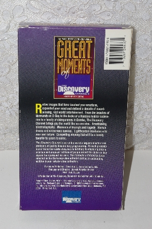 MBACF #VHS2-0007  "1995 Great Moments Of The Discovery Channel Hosted By Bob Costas VHS"
