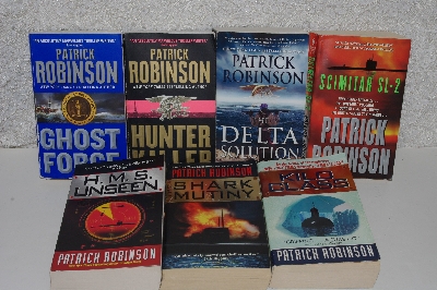 +MBACF #B-0067  "Set Of 7 Patrick Robinson Paperback Books"
