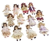 +MBA #S30-272  "2004 Set Of 12 Porcelain 3-1/2" Victorian Doll Ornaments"