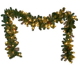 +MBA #S30-88693  "Older Bethlehem Set Of 2 Delux Indoor/Outdoo 9Ft Garlands"