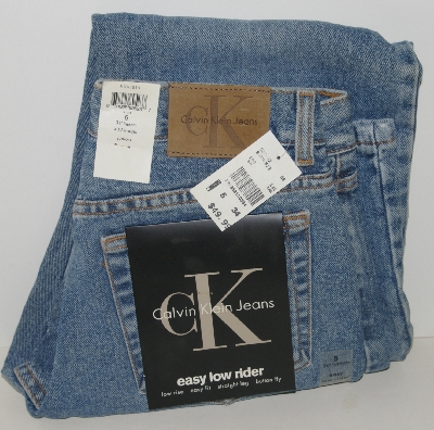 +MBAJ #502-0076  "Juniors Size 5/34" Long  "Calvin Klein Easy Low Rider Jeans"
