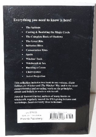 +MBAM #421-0130  "A Witches Bible"  By Janet & Stewart Farrar/ Paperback
