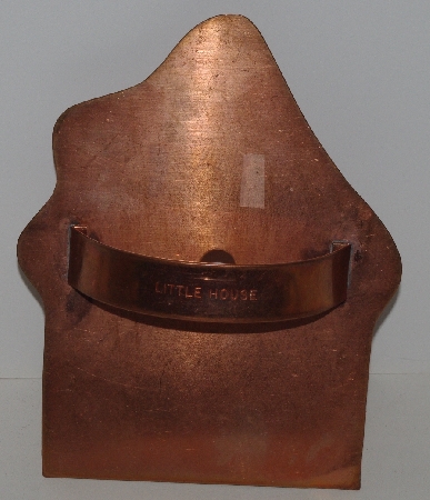 +MBAM #421-056  "Older Solid Copper Little House Cookie Cutter"