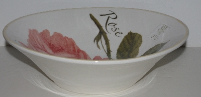 +MBAM #421-0045  "Large Ceramaca Cuore Rose Serving Bowl"