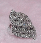 +Lamps II #0109 "Beautiful 14K White Gold Baguette & Round Diamond Ring"