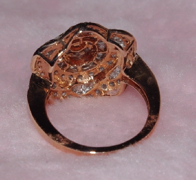 +Lamps II #0154  "14K Rose Gold Diamond Ring"
