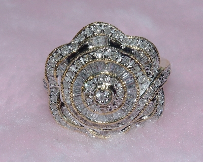 +Lamps II #0165  "14K Yellow Gold Diamond Ring"